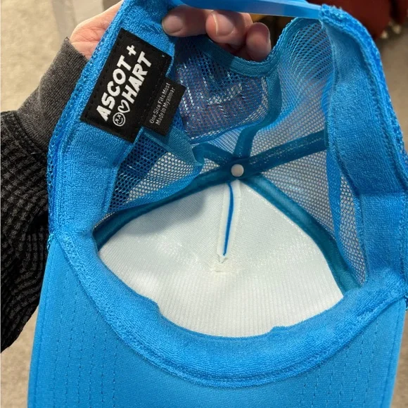 Ascot + Hart Blue Sun Burst Trucker Hat - Picture 4 of 6